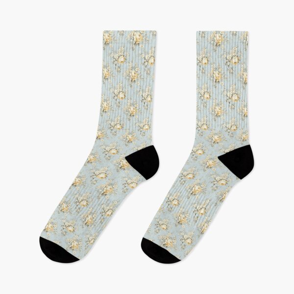 Item preview, Vintage Blue Floral Pattern designed and sold by LouieVanille.