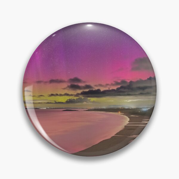 Item preview, Aurora Borealis at Rhossili Bay, Gower, Wales designed and sold by Dan Santillo.