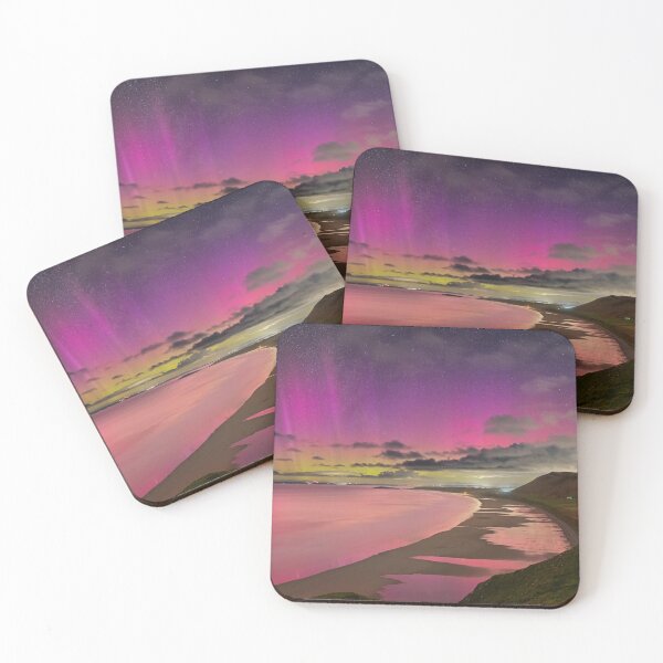 Item preview, Aurora Borealis at Rhossili Bay, Gower, Wales designed and sold by Dan Santillo.