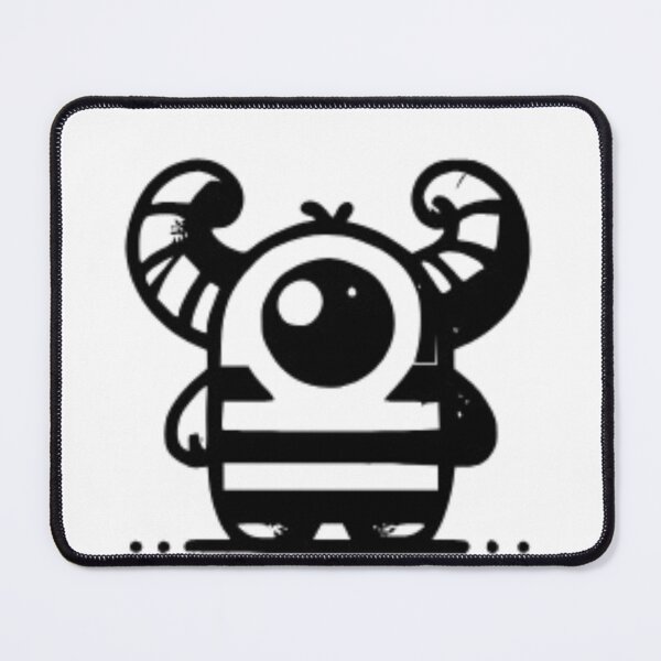 Item preview, Horned Patterned Monster designed and sold by NicolasGlowArt.