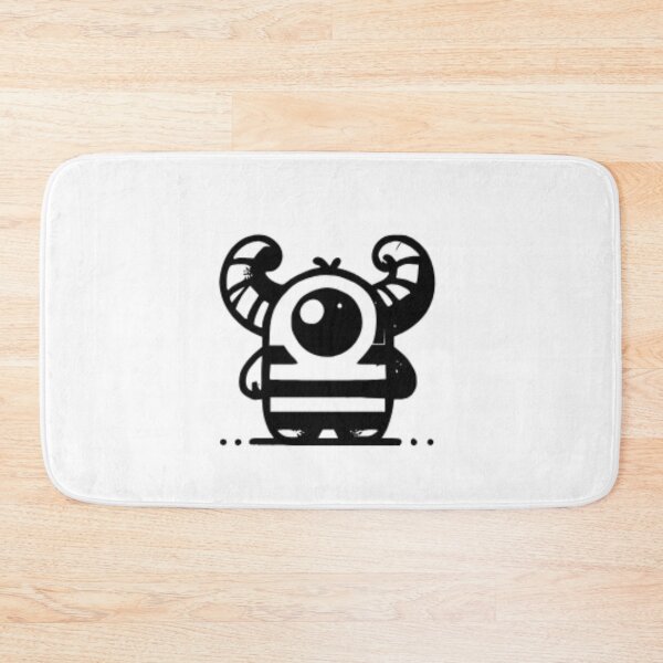 Item preview, Horned Patterned Monster designed and sold by NicolasGlowArt.
