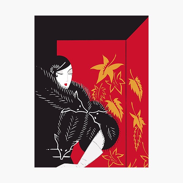 Item preview, Erté - Furs, Black Version designed and sold by elektronen.