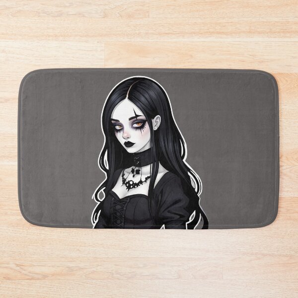 Item preview, Pale Goth Girl - Alt Girl Aesthetic designed and sold by MadnessEnvelope.