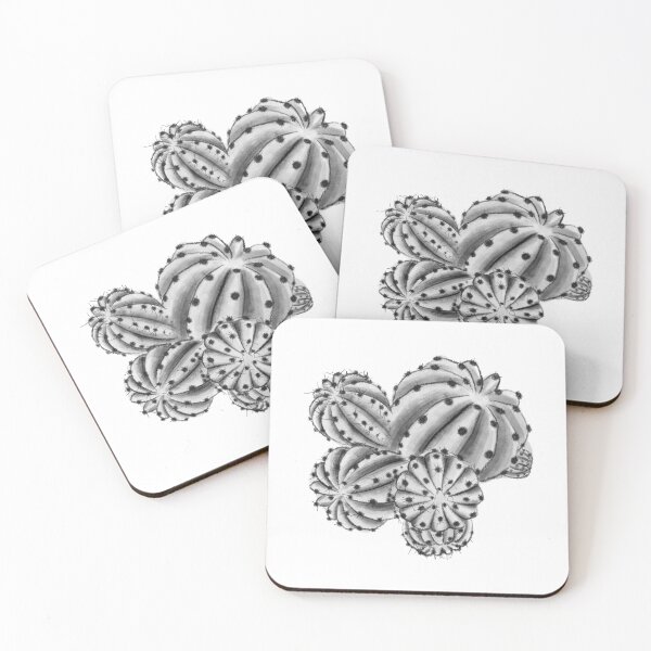 Item preview, Barrel Cactus | black and white designed and sold by Judeana.