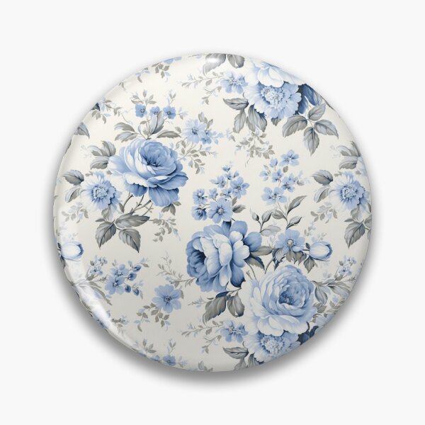 Item preview, Antique Blue Floral Pattern designed and sold by LouieVanille.
