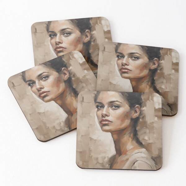 Item preview, Iduna - Watercolor Portraits: Contemporary Female Art designed and sold by BPMagic.