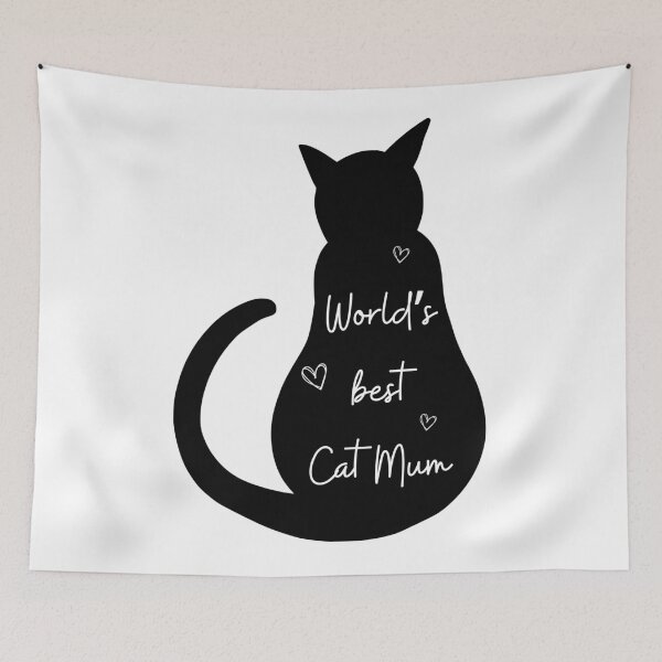 Item preview, World’s best cat mum designed and sold by Shining Bright Arts, Crafts & Illustration.