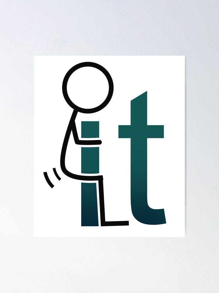 “F It Stick Figure” Poster for Sale by MyShirtHub | Redbubble