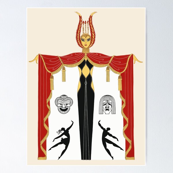 Item preview, Erté - Broadway's in Fashion designed and sold by elektronen.