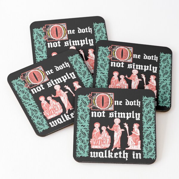 Item preview, One Does Not Simply Walketh In - Medieval Funny designed and sold by therocketman.