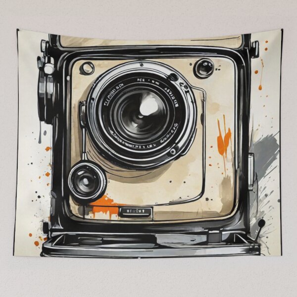 Item preview, Vintage Camera Illustrations designed and sold by drawbey.