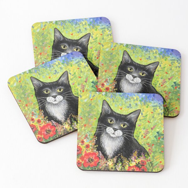 Item preview, Cat In The Poppies. designed and sold by Spellbound666.