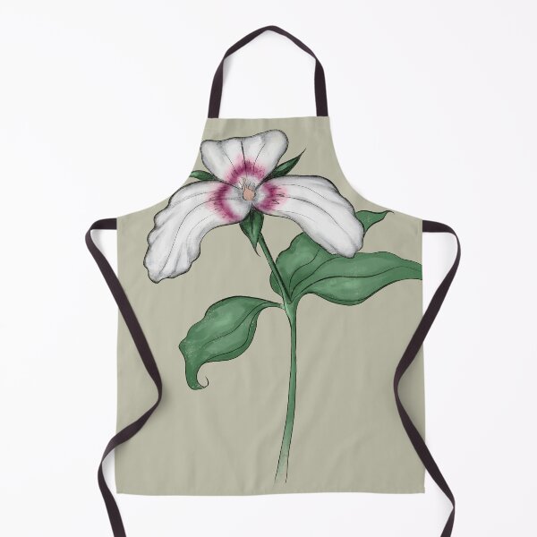 Item preview, Painted Trillium Wildflower Illustration designed and sold by itsgoodjunk.