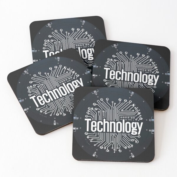 Item preview, Contemporary Tech Symbol with Circuit Design designed and sold by Ace Apparel  Attire.