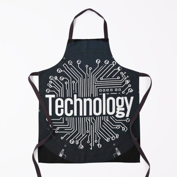 Item preview, Contemporary Tech Symbol with Circuit Design designed and sold by Ace Apparel  Attire.