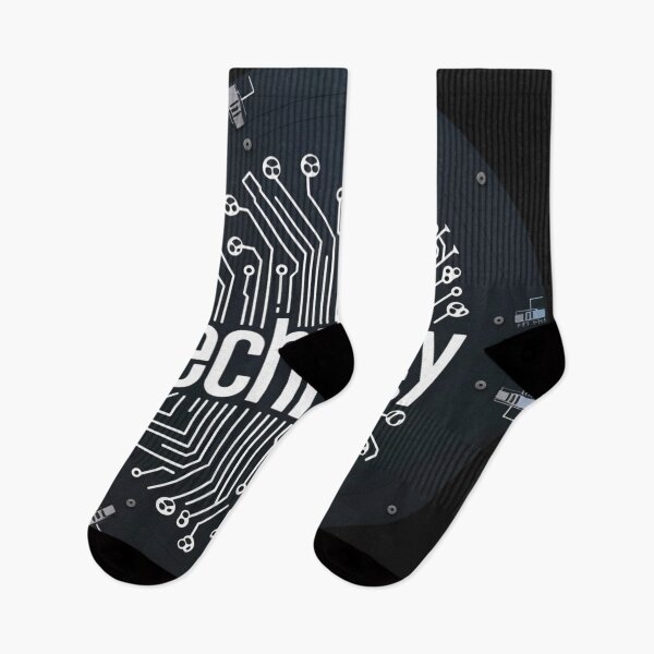 Item preview, Contemporary Tech Symbol with Circuit Design designed and sold by Ace Apparel  Attire.