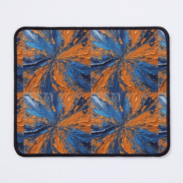 Item preview, Orange And Blue Pattern  designed and sold by Burkae.