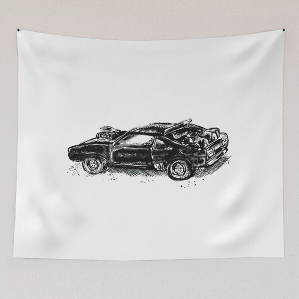 Item preview, The V8 Black on Black Interceptor designed and sold by Ema-Bubble.