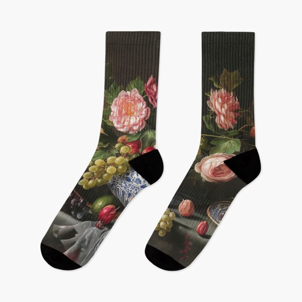 Aperçu de l'œuvre Charcuterie du 17ème siècle aux fruits et fleurs du jardin créée et vendue par dstarj.