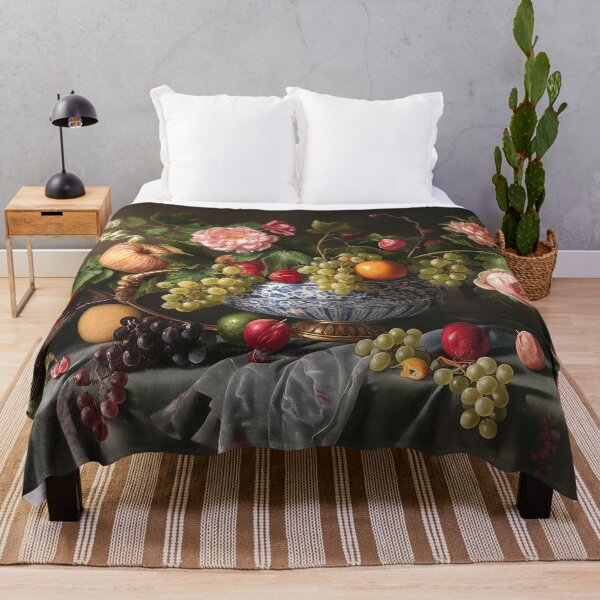 Item preview, 17th Century Charcuterie with Fruit and Garden Flowers designed and sold by dstarj.