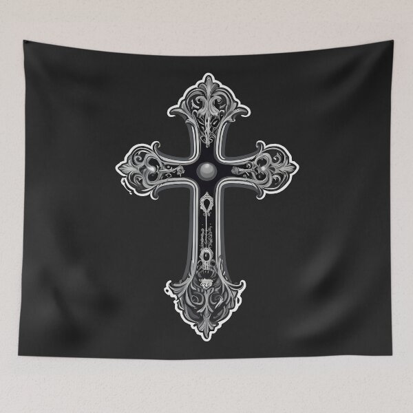 Item preview, Dark Gothic Cross - Goth Girl Aesthetic designed and sold by MadnessEnvelope.