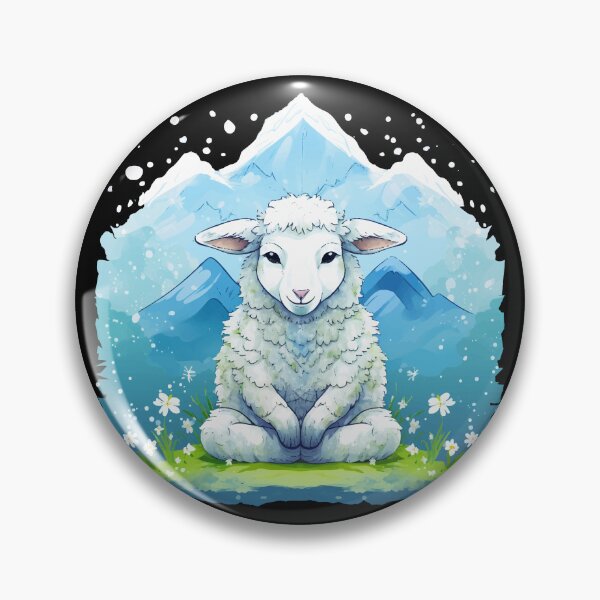 Item preview, Meditation - sheep in a funny style designed and sold by Andrea-Design.