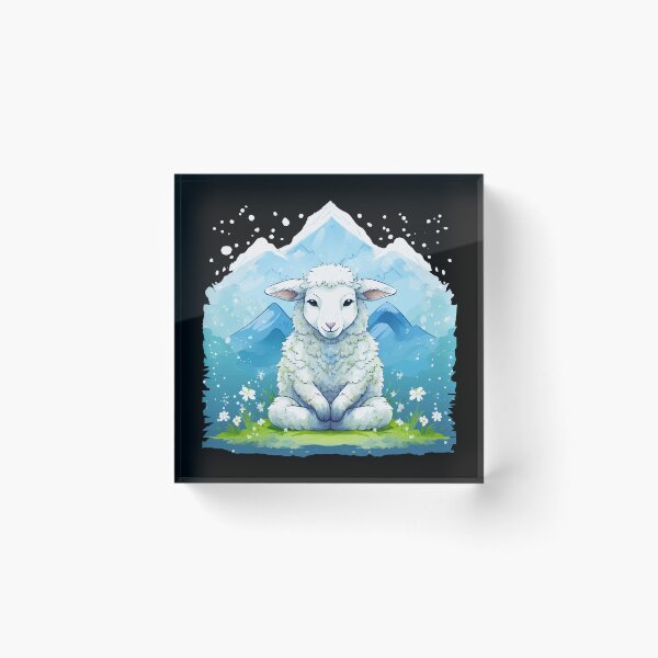 Item preview, Meditation - sheep in a funny style designed and sold by Andrea-Design.