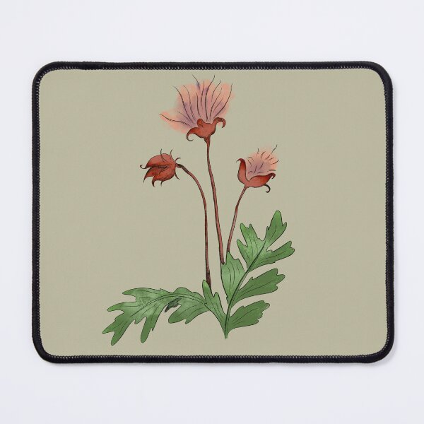 Item preview, Prairie Smoke Wildflower Illustration designed and sold by itsgoodjunk.