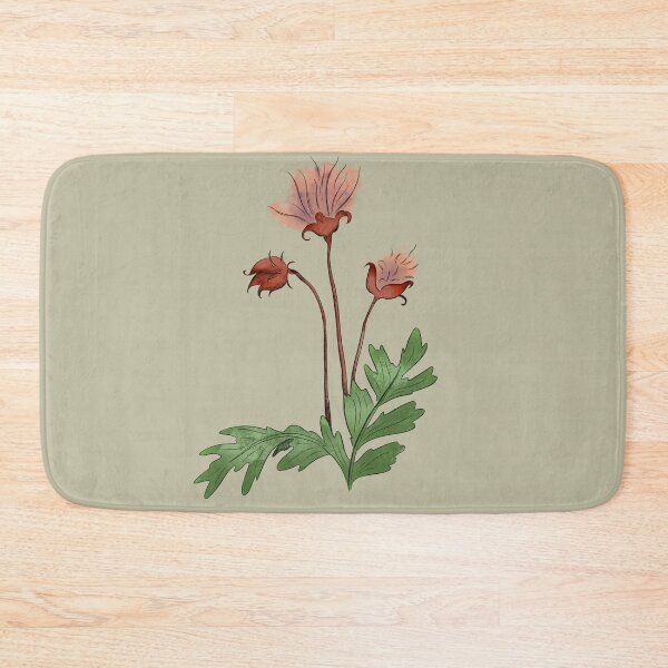 Item preview, Prairie Smoke Wildflower Illustration designed and sold by itsgoodjunk.