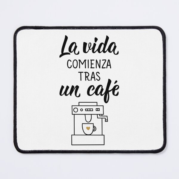 Item preview, La vida comienza tras un café. Life begins after a coffee - in Spanish. designed and sold by pidzam4e.