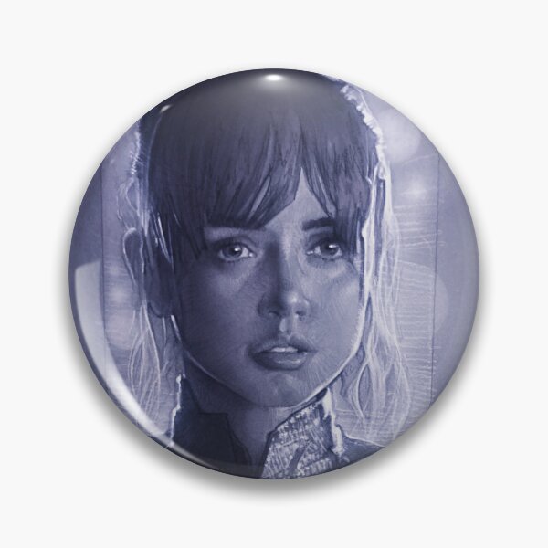 Item preview, Ana Da Armas (bladerunner) /mixed media on Gris paper (A4 size) designed and sold by Gustaf Engström.