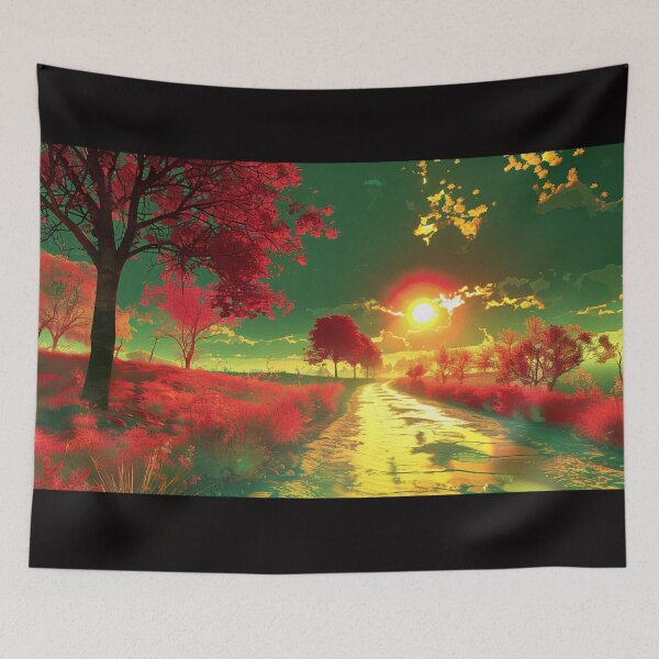 Item preview, CRIMSON LEAVES AGLOW designed and sold by ArtbyRolleen.