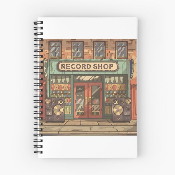 Item preview, Record shop designed and sold by OldSchoolRetro.