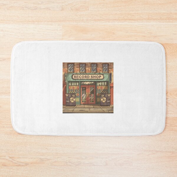 Item preview, Record shop designed and sold by OldSchoolRetro.