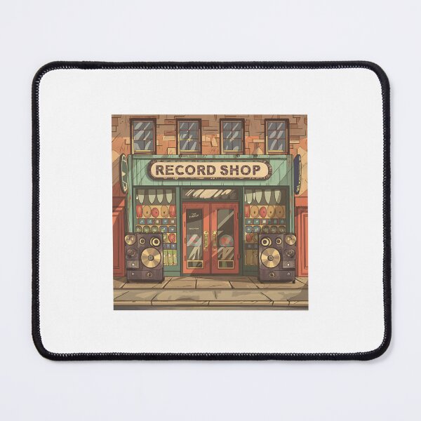 Item preview, Record shop designed and sold by OldSchoolRetro.