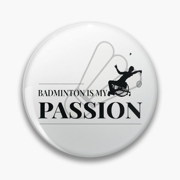 Item preview, Badminton is My Passion Wheelchair Sports designed and sold by Shiraufa.