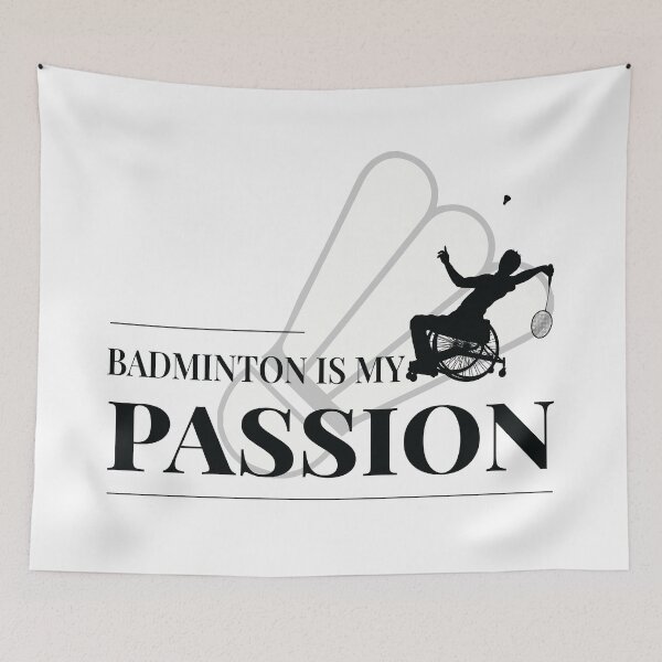 Item preview, Badminton is My Passion Wheelchair Sports designed and sold by Shiraufa.