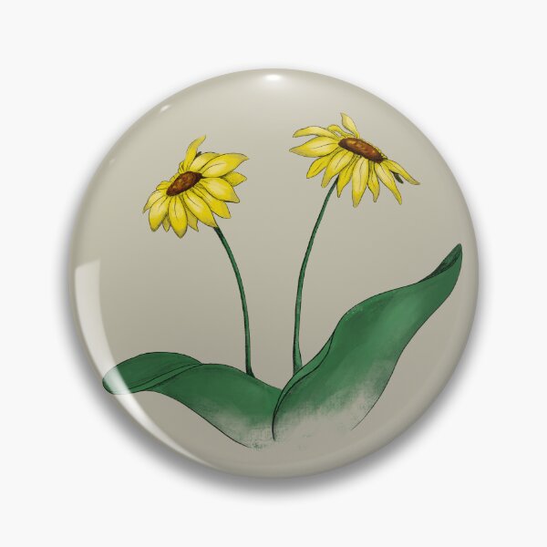 Item preview, Arrow Leaf Balsamroot Wildflower Illustration designed and sold by itsgoodjunk.