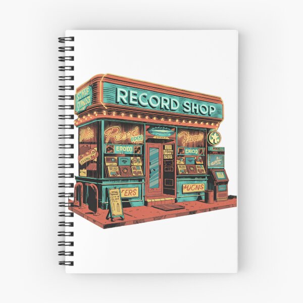 Item preview, Record shop designed and sold by OldSchoolRetro.
