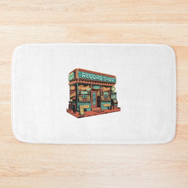 Item preview, Record shop designed and sold by OldSchoolRetro.