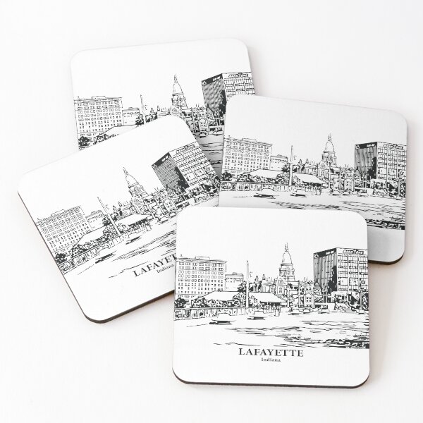 Item preview, Lafayette - Indiana designed and sold by Lakeric Cityscapes.