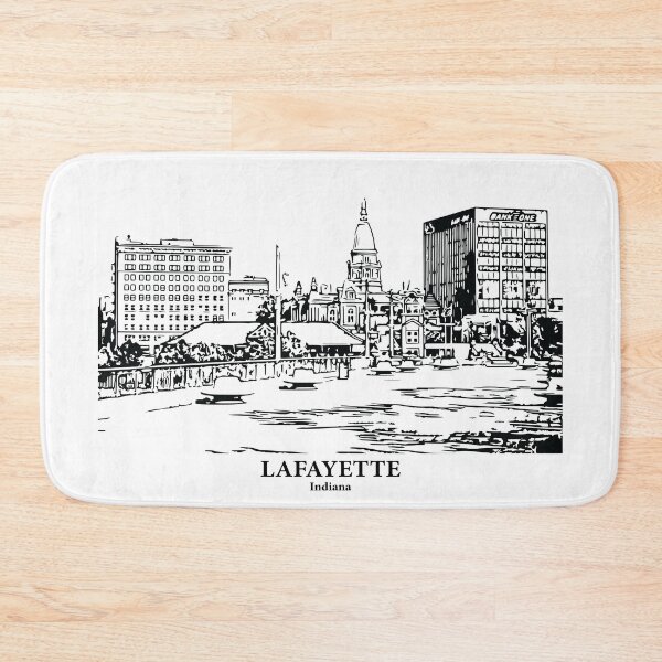 Item preview, Lafayette - Indiana designed and sold by Lakeric Cityscapes.