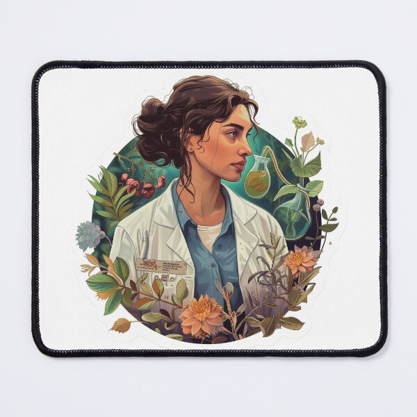 Item preview, Female scientist designed and sold by CraftPower.