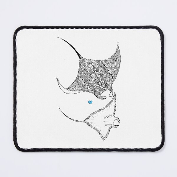Item preview, Double Manta Blue Heart designed and sold by Wildink88.
