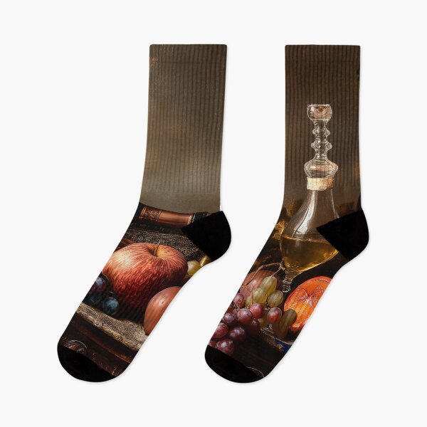 Item preview, 17th Century Charcuterie with Wine and Fruit. designed and sold by dstarj.