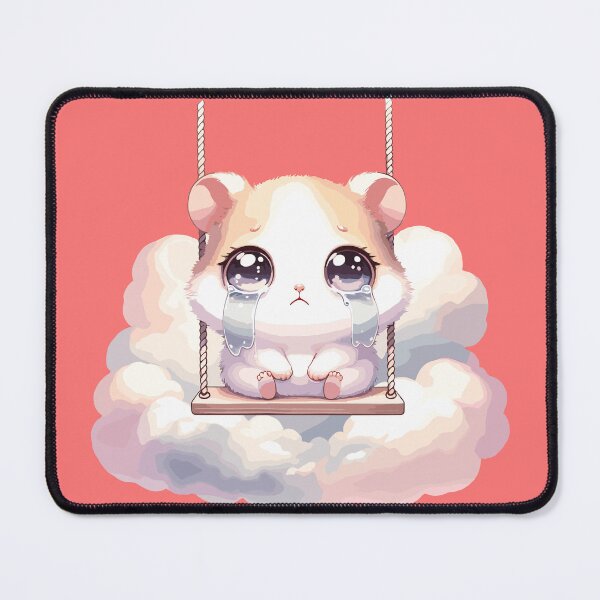 Item preview, Sad Hamster meme,mouse-coquette-Cloud-Swinging Hamster designed and sold by toobel.