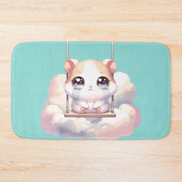 Artikelvorschau, Trauriger Hamster-Meme, Maus-Kokette-Wolkenschwingender Hamster entworfen und verkauft von toobel.