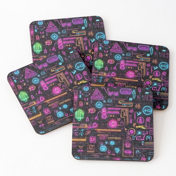 Item preview, NEON cute cool party painting designed and sold by ProzixART.