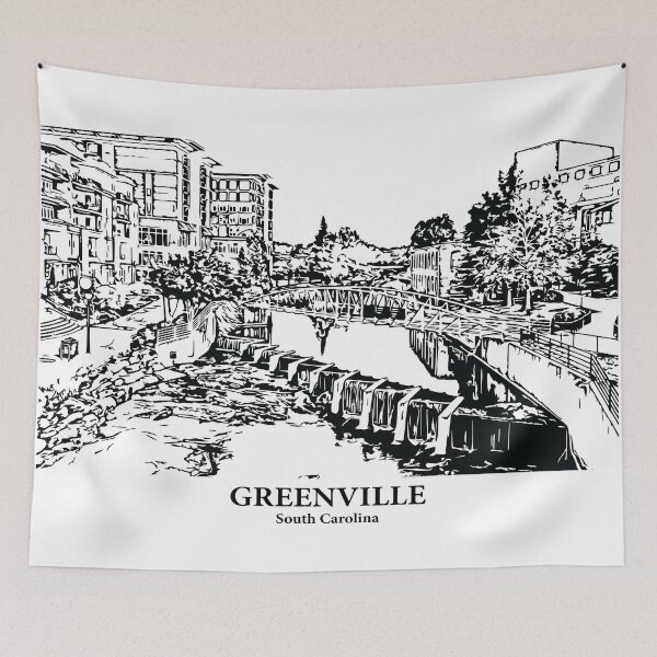 Item preview, Greenville - South Carolina designed and sold by Lakeric Cityscapes.
