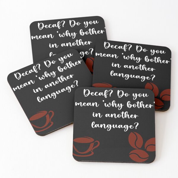 Item preview, Decaf is a no no designed and sold by GrizzlyCollective.